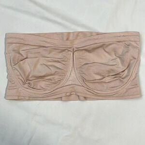 Angel Seamless Underwire Bandeau Bra Blush, Size 1XL